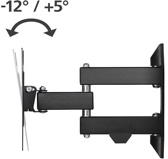 Кронштейн для телевизора Hama 00220822 черный 19"-48" макс.20кг настенный поворотно-выдвижной и наклонный фото 9