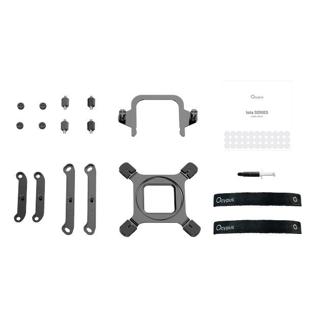 Жидкостная система охлаждения Ocypus Iota L24 BK ARGB Black 280W/ All Intel/ AMD AM*/ Digital display / Screws фото 6