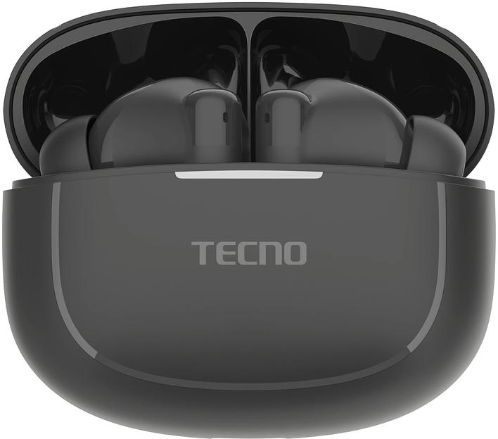 Наушники вкладыши Tecno BD04 черный беспроводные bluetooth (BD04 AIR BLACK) фото 1