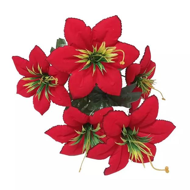 Букет барх. клематисы 5 голов 47см 431-707 фото 2