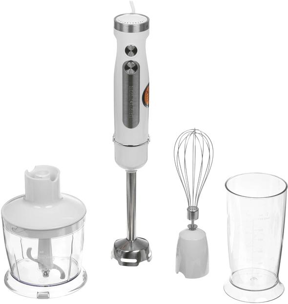 Блендер погружной Redmond BH423 1200Вт белый/серебристый фото 1