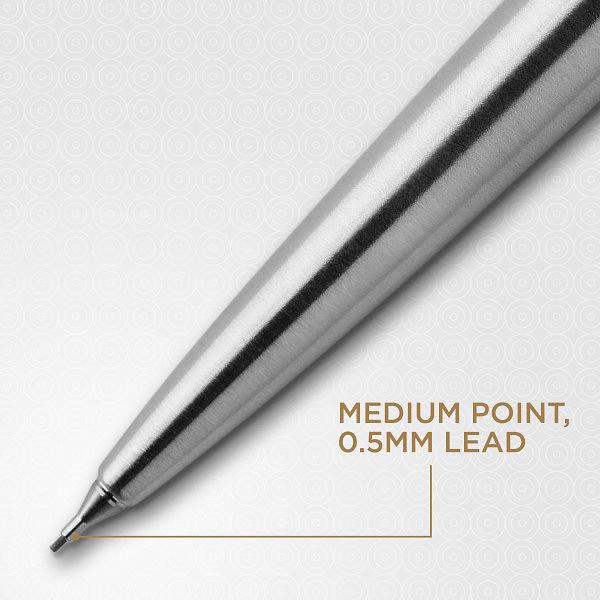 Набор ручек Parker Jotter Core KB61 (CW2093256) Stainless Steel CT подар.кор. ручка шариковая/карандаш механический 0.5 фото 5