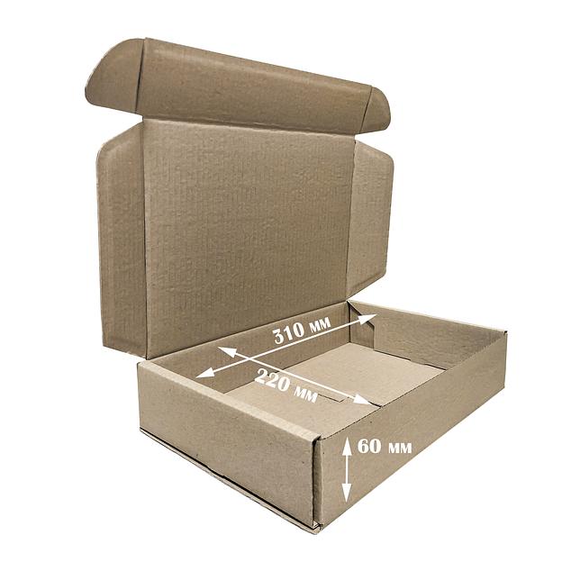 Самосборная коробка 310х220х60 мм, Опт фото 5