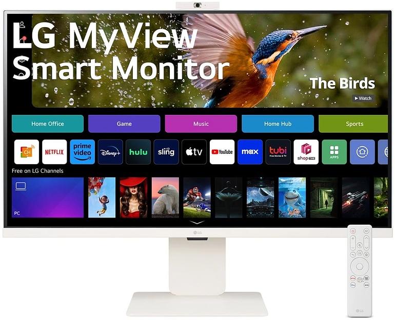 МОНИТОР 32" LG 32SR85U-W WHITE (IPS, 3840x2160, 5 ms, 178°/178°, 400 cd/m, 3000:1, +2хHDMI, +3xUSB Type-C, +MM, +WebCAM) фото 1