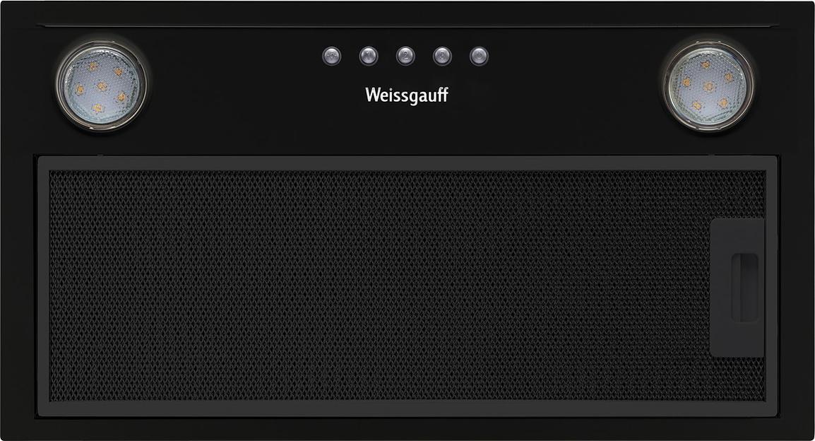 Вытяжка встраиваемая Weissgauff Alpha 45 PB BL черный управление: кнопочное (1 мотор) фото 3