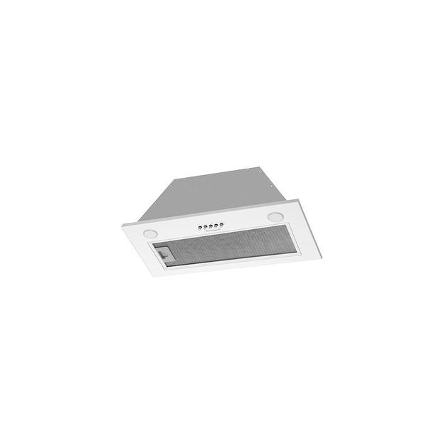 Встраиваемая вытяжка WEISSGAUFF Arum 600 PB White Enamel, управление кнопочное, белый [430359] фото 1