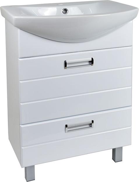 Тумба Вега 60 DORATIZ 9912.496, напольная, белая, под умывальник Балтика 60 фото 1