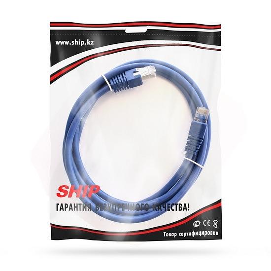 Патч Корд SHIP S7025BL0300-P Cat.6 FTP RJ-45 3 м Синий Экранированный Пол. пакет фото 2