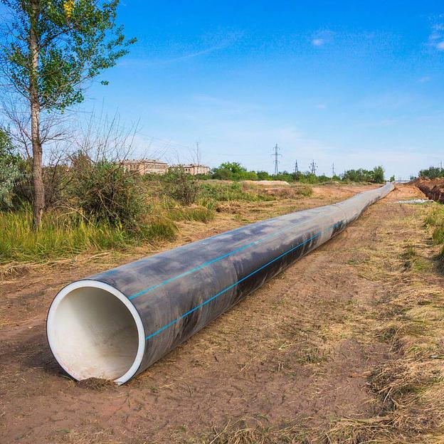 Полиэтиленовые водопроводные трубы SDR 21 ПЭ 100, PN 8, DN450 фото 1