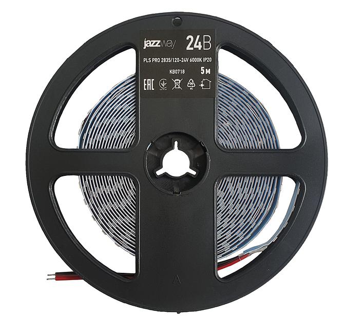 Лента светодиодная PLS PRO 2835/120-24V - 6000K IP20 5m Jazzway фото 2