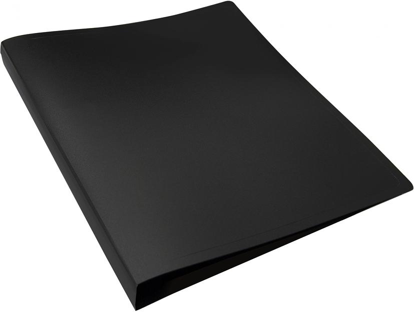 Папка метал.зажим Silwerhof Eco SE-04CBLK A4 пластик 0.5мм черный фото 3