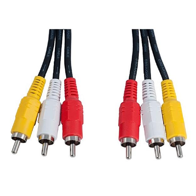 PERFEO Кабель 3xRCA вилка - 3xRCA вилка, длина 2 м. (R3101) фото 1