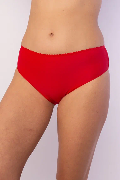 Трусы женские АйЛайк модель № 0120 цвет красный ОПТ фото 2