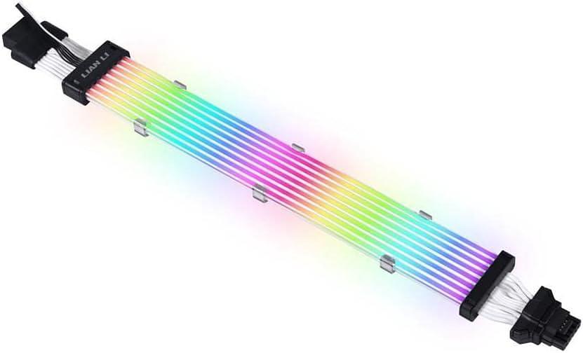 Кабель питания для видеокарты Lian Li Strimer PLUS V2 12+4-pin with ARGB  8 light guides G89.PW16-8PV2.00 фото 1