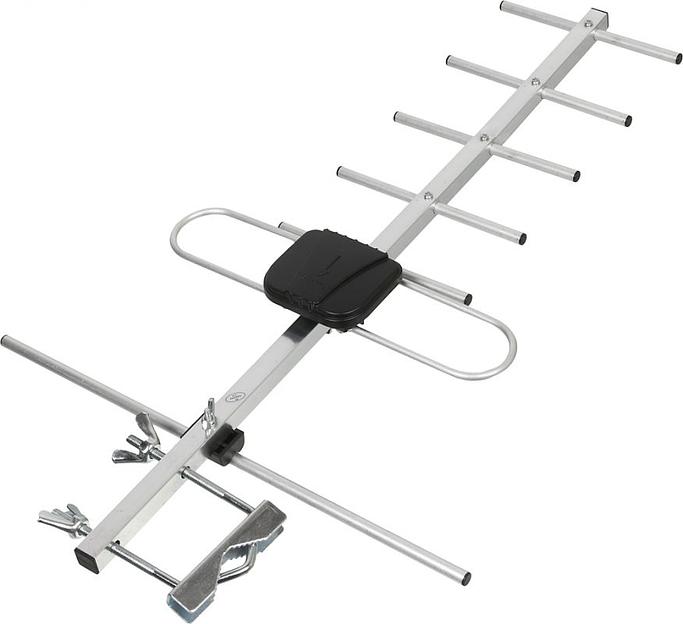 Антенна телевизионная Hyundai H-TAE120 11дБ пассивная серебристый фото 1