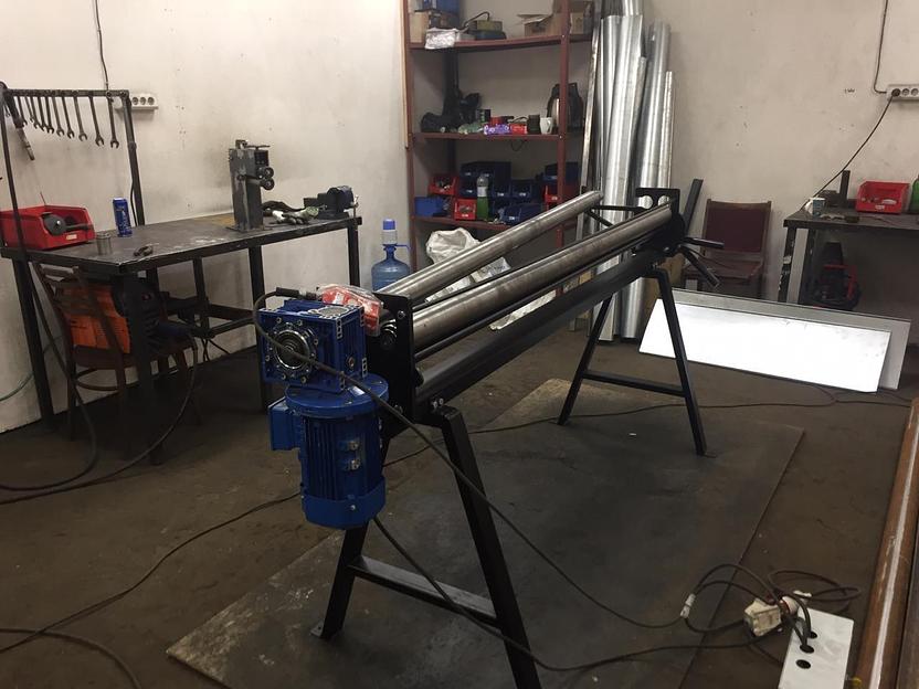 Листогиб трёхвалковый (вальцы) с электроприводом RME 2012 (асимметрия элмех) фото 4