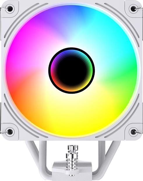 Устройство охлаждения(кулер) Bloody BD-AC205-ARGB1 ARGB Soc-AM5/AM4/1151/1200/2066/1700 белый 4-pin 14-26dB Al+Cu LCD 205W 513gr Ret (BD-AC205-ARGB1-WH) фото 1