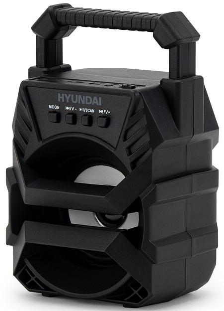 Колонка порт. Hyundai H-PS1000 черный 9W 1.0 BT/USB 10м 500mAh фото 4