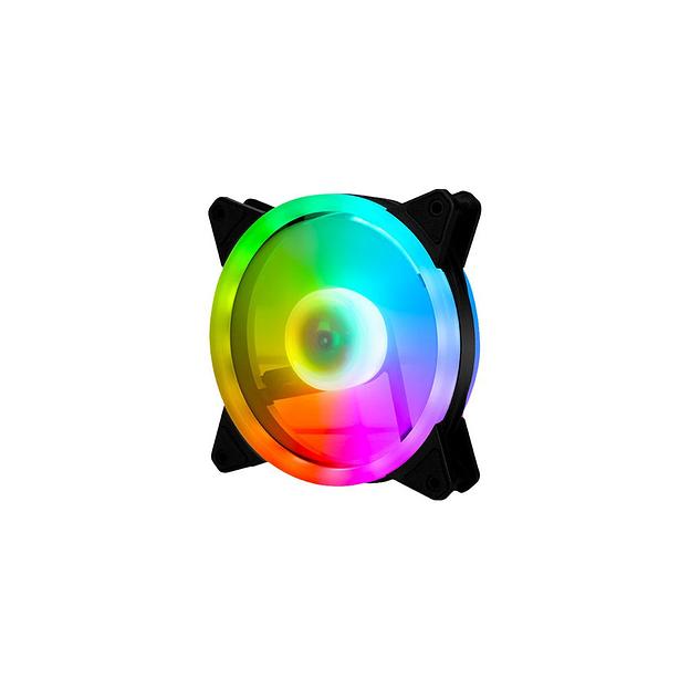 Вентилятор BLOODY BD-CF120ARGB4 120мм, 4-pin, 1600об/мин, 11 - 26 дБ, ARGB, черный, Ret [bd-cf120argb4-bk] фото 1