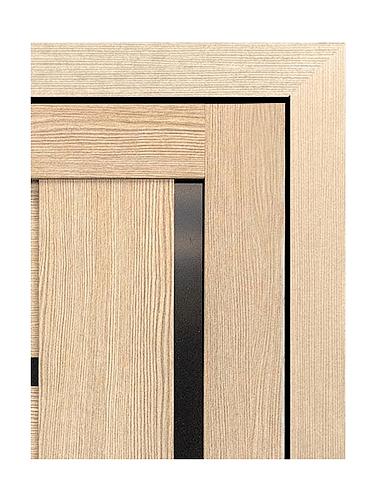 Межкомнатная дверь Тренд Т-3 лиственница латте со стеклом фото 2