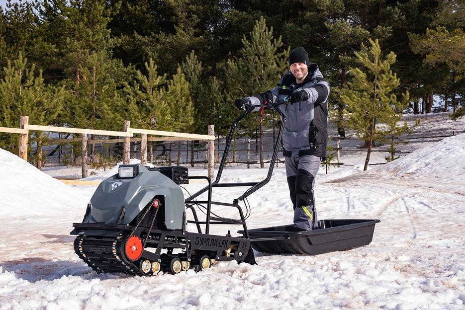 Мотобуксировщик Бурлак М2 LFK, 13 л.с., электрозапуск, 1450*510*810 мм. фото 4