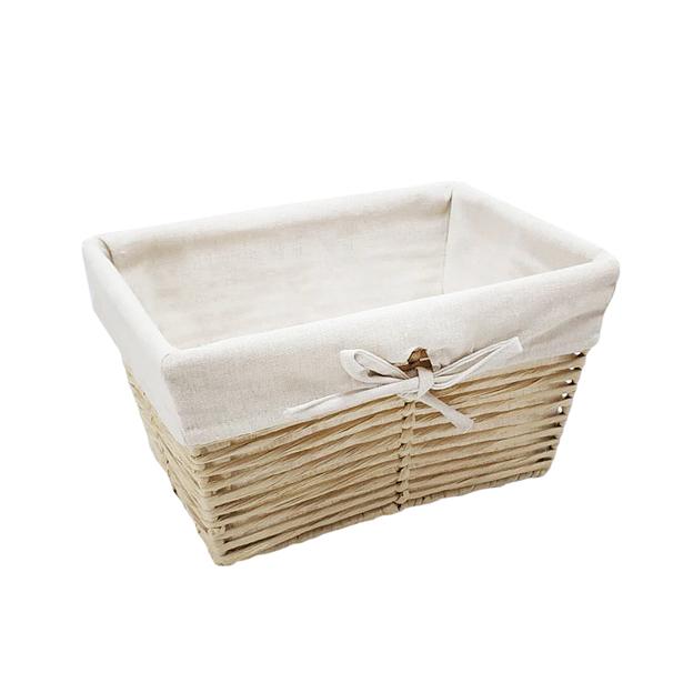 Корзина стеллажная трапеция "Paper", Д260 Ш170 В140, бежевый фото 1