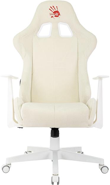 Кресло игровое A4Tech Bloody GC-570 белый сиденье белый с подголов. крестов. пластик пластик белый фото 10