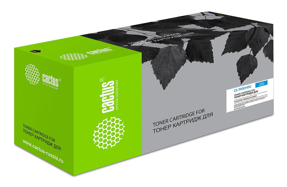 Картридж лазерный Cactus CS-TK8345C голубой (12000стр.) для Kyocera TASKalfa 2552ci/2553ci фото 1