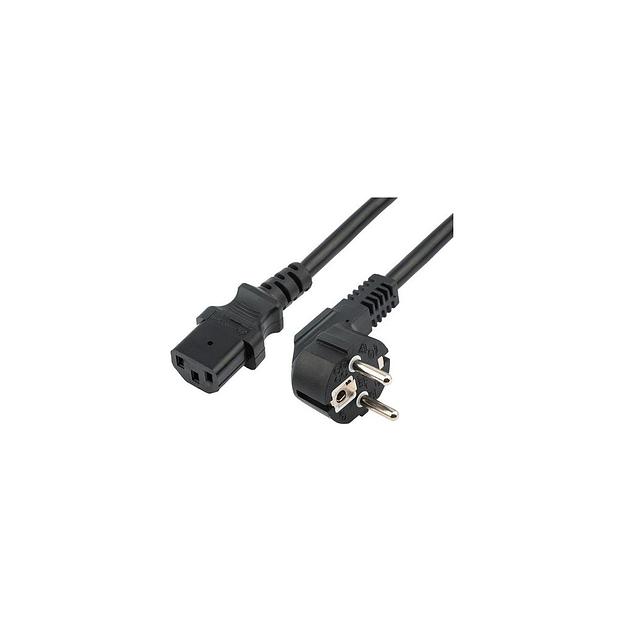 Шнур питания Rexant (04-2734) Schuko-C13 проводник.:3x0.75мм2 3м 220В черный фото 1