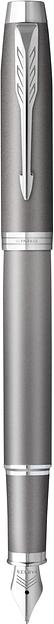 Ручка перьев. Parker IM Writing Rituals F331 (2203896) серый сталь нержавеющая F подар.кор. фото 1