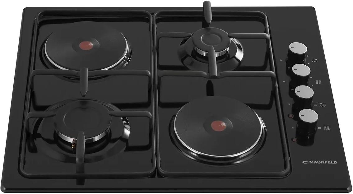 Варочная поверхность Maunfeld EEHE.64.5EB/KG черный фото 3