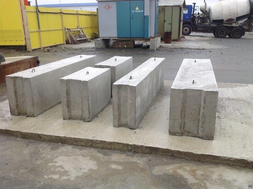 Фундаментный блок ФБС 12.4.6 т 1180х400х580 мм фото 1