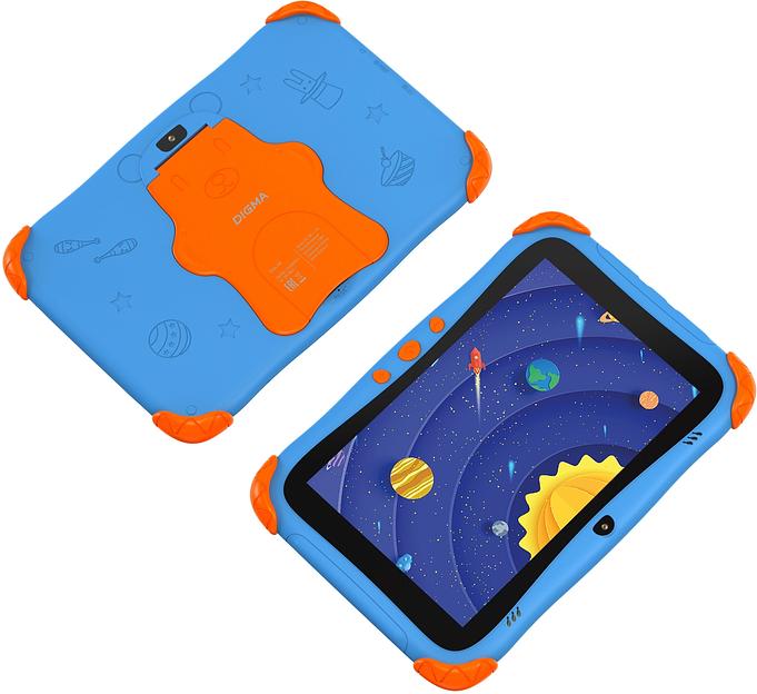 Планшет Digma Kids A8 SC9863A (1.6) 8C RAM2Gb ROM32Gb 8" IPS 1280x800 4G 1Sim Android 11.0 Go синий 2Mpix 0.3Mpix BT WiFi microSD 512Gb 3000mAh фото 9