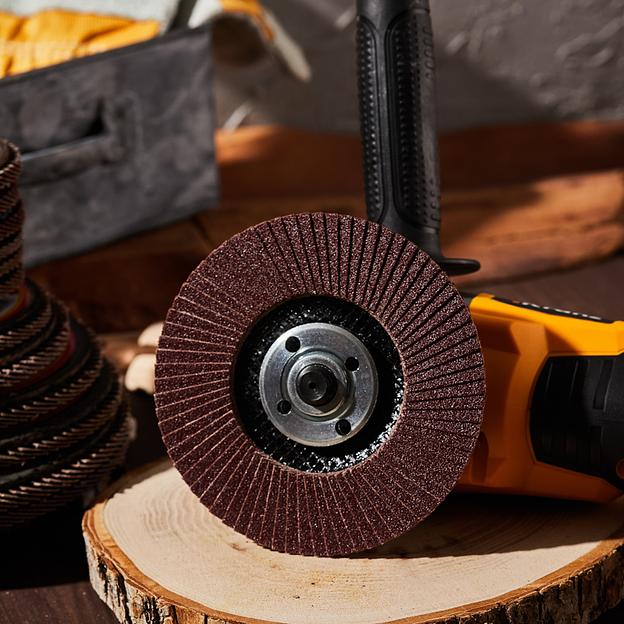 Круг лепестковый торцевой, P120, 125х22,2мм фото 2