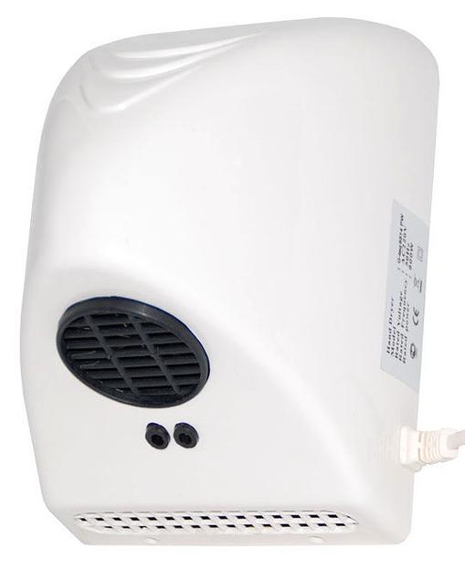 Сушилка для рук G-teq 8814 PW, 800 Вт, 0,8 кВт, пластик белая фото 2