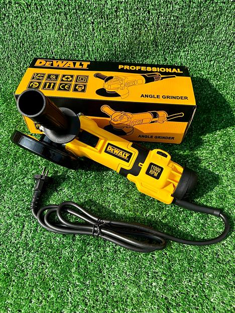 Угловая шлифмашина DeWALT 125мм, 1100w с регулировкой оборотов фото 1