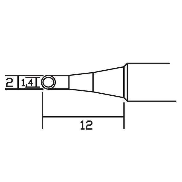 Аксессуары для пайки Atten Жало со встроенным нагревателем, T130-2.0CM фото 2