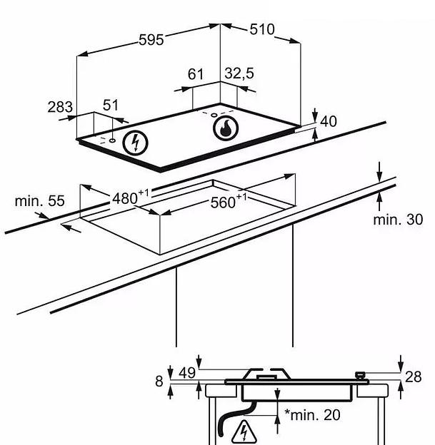 Газовая варочная поверхность Electrolux KGS64362XX серебристый фото 8