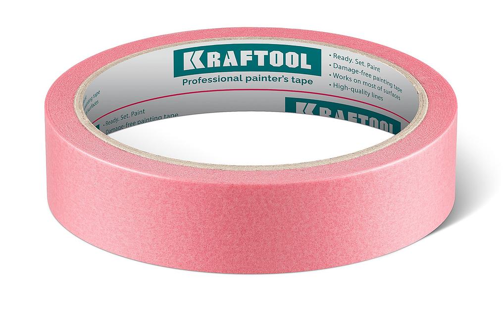 KRAFTOOL #200 Delicate 25 мм х 30 м, для деликатных и недавно окрашенных поверхностей, малярная лента (12102-25) фото 1