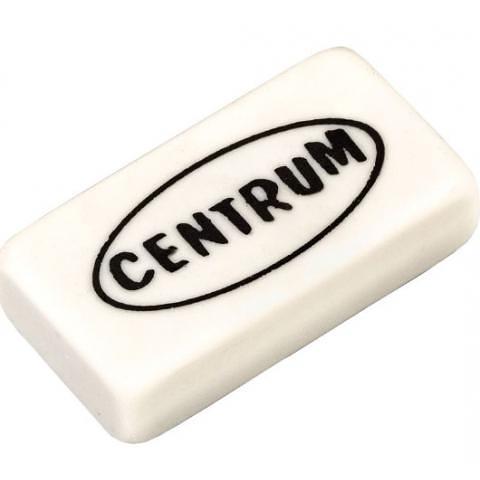Стирательная резинка 30x16x8мм, синтетический каучук, белый, Centrum фото 1