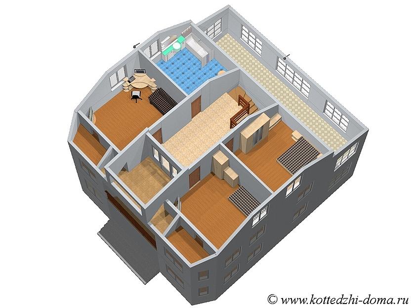 Коттедж 425 м² РП-314 под заказ фото 4