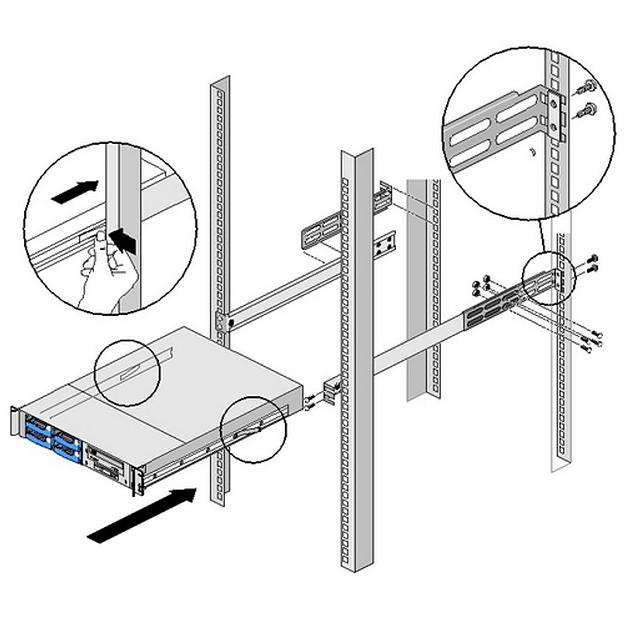Рельсы SLIDE RAIL,24" TO 26", SR105, SR107, SR110, SR112 (84H210710-024) {10} фото 3