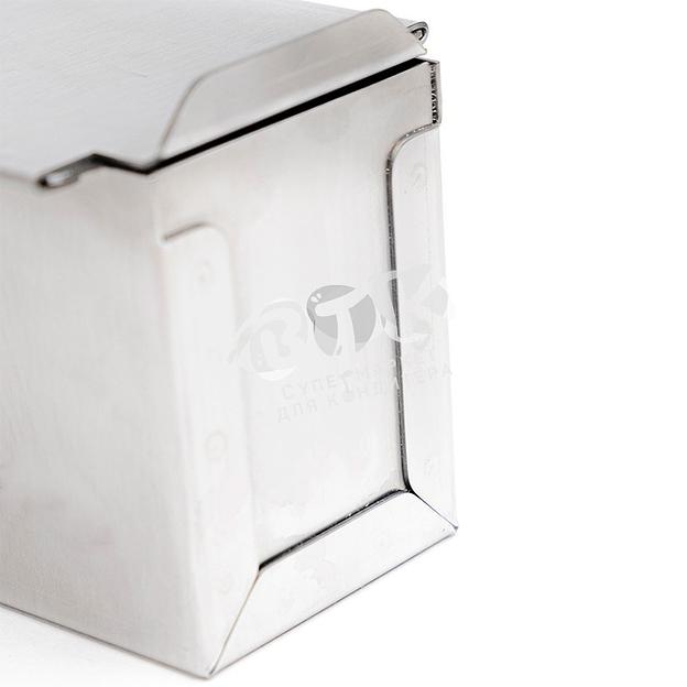 Форма для тостового хлеба с крышкой 180х90х90 мм нержавеющая сталь фото 7