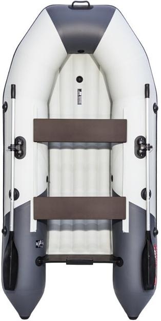 Лодка Таймень NX 2800 НДНД, 2800*1420*400 мм., цвет: серый-черный фото 3