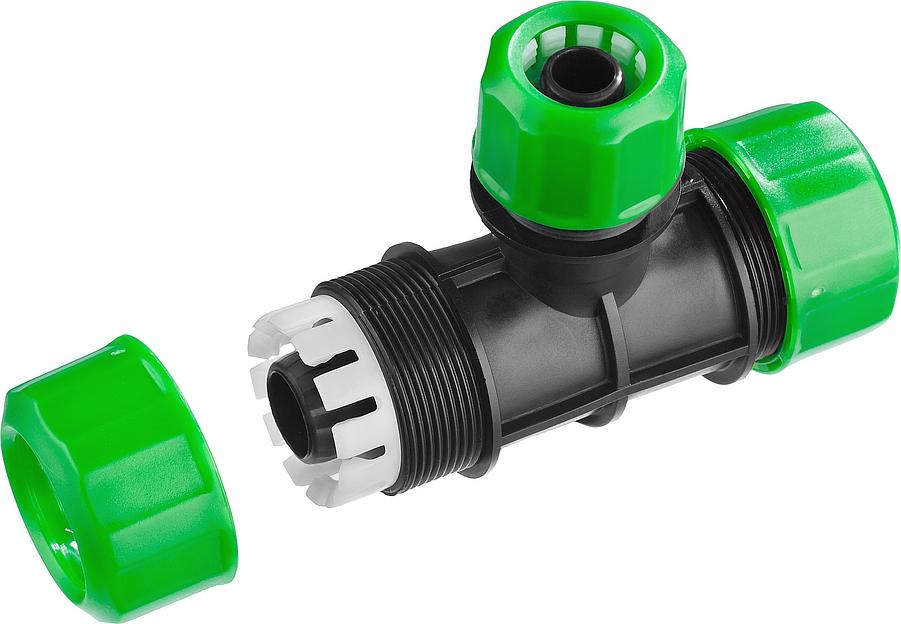 РОСТОК RW-X2, 1/2″ х 3/4″ х 3/4″, пластик ABS, цанговый тройник (426371) фото 2