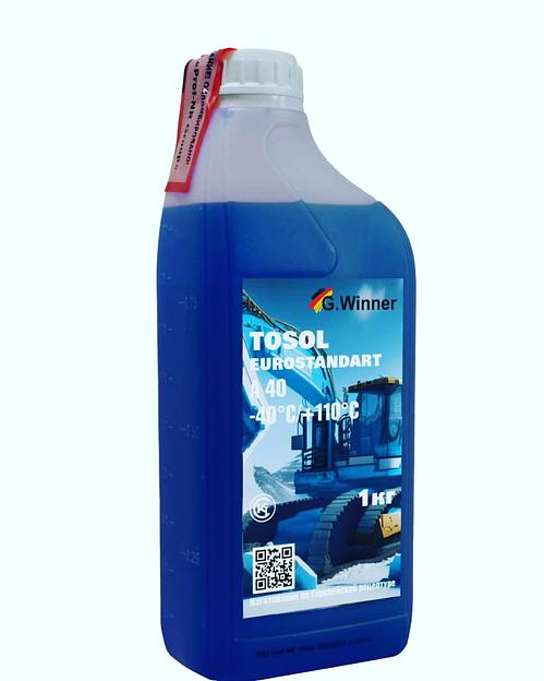 Тосол синий А40  (-40/+110 °C), 1 кг ОПТ фото 1