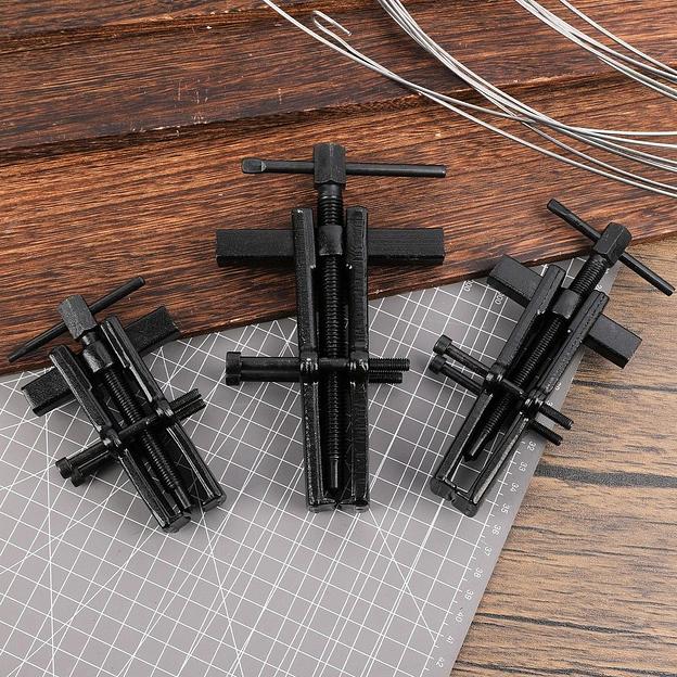 Съемники Deli Съемник подшипников двухзахватный с регулируемым зажимом Deli DL-E104 100мм, сталь 45# фото 3