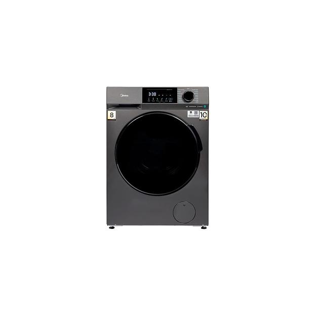 Стиральная машина Midea MFC3814BSW47/S, с фронтальной загрузкой, с паром, 8кг, 1400об/мин, инверторная фото 1