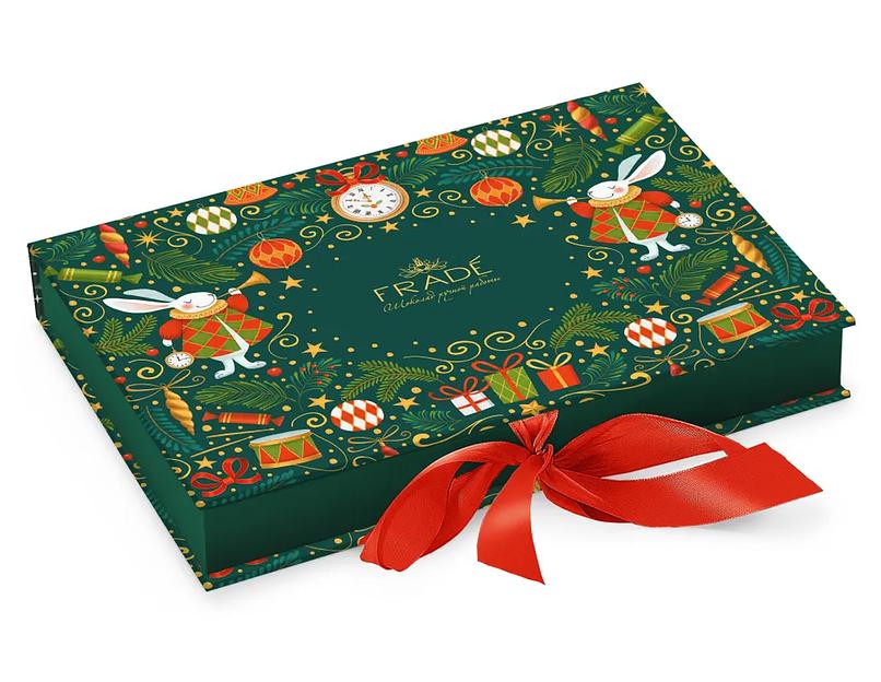 Коробка шоколадных конфет ручной работы Fradе́ «Фолиант» на 35 конфет, 490 г фото 1