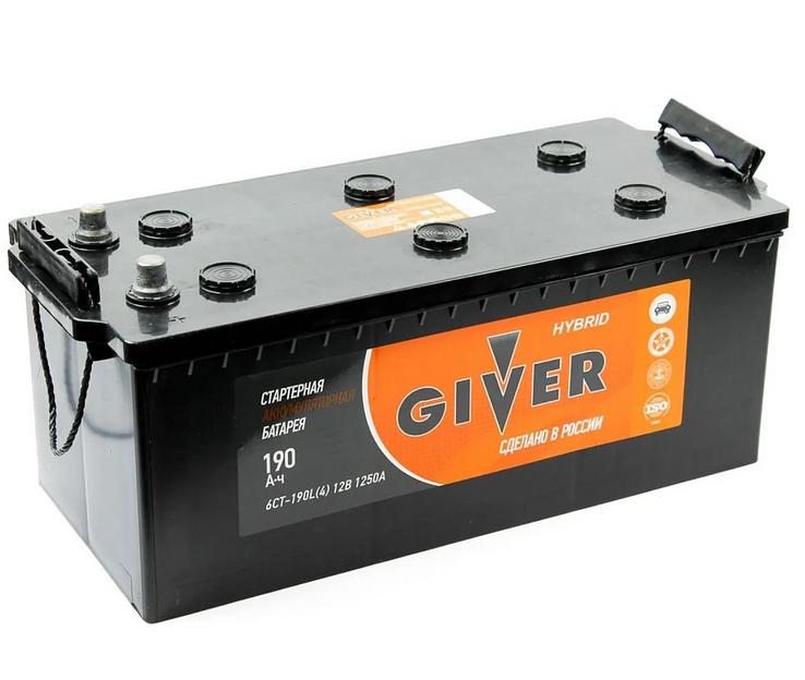 Аккумулятор GIVER Hybrid 190Rus фото 1